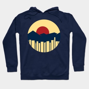 Sunset Mountain City Hoodie